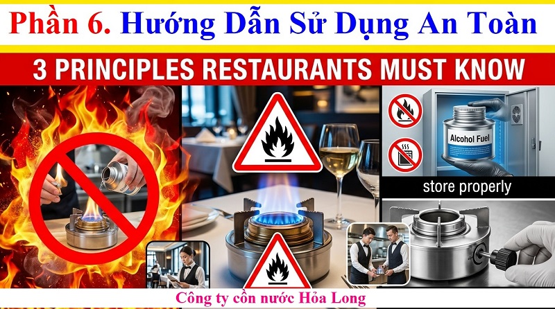 Cồn Nước Cho Nhà Hàng – Giải Pháp Nhiên Liệu An Toàn, Tiết Kiệm Và Hiệu Quả